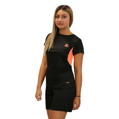 CAMISETA ARVADA MUJER NEGRO