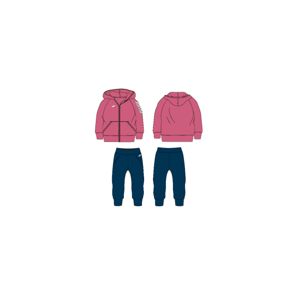 CHANDAL CAPUCHA BEBE ROSA-MARINO