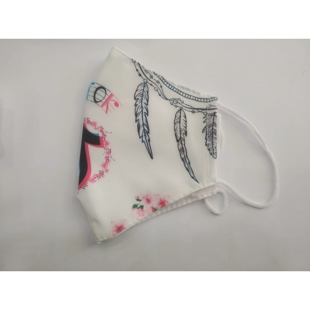 MASCARILLA TIK TOK FLORAL