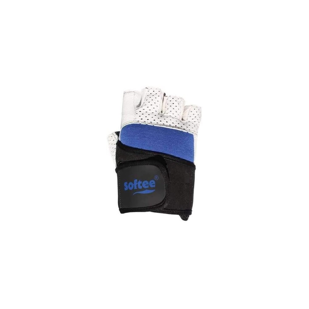 PAR DE GUANTES FITNESS SOFTEE MX4 AZUL