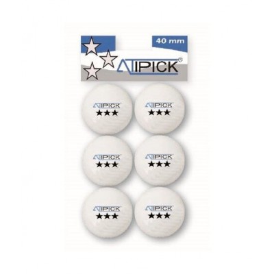 BLISTER 6 PELOTAS TENIS MESA CELULOIDE