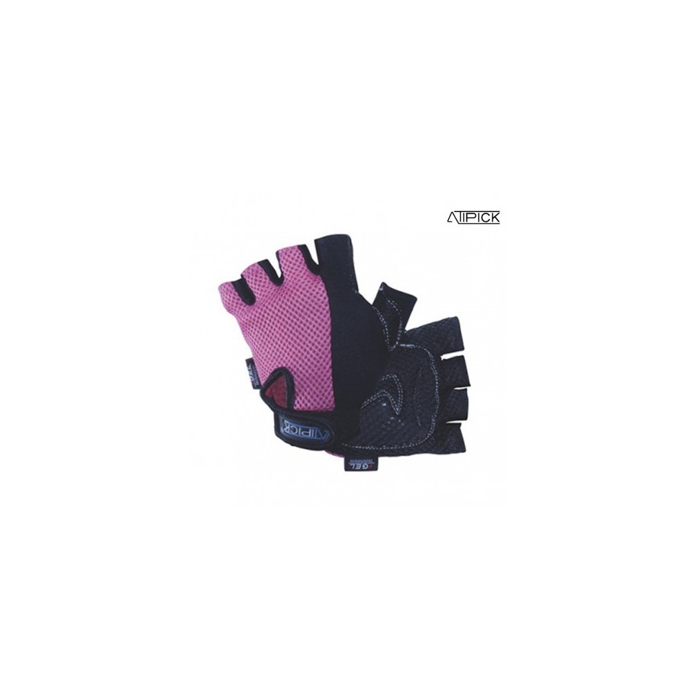 GUANTES HALTEROFILIA MESH ROSA