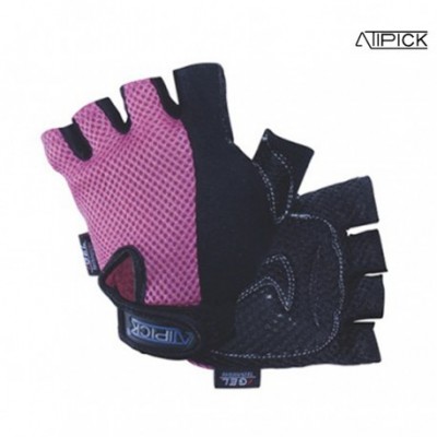GUANTES HALTEROFILIA MESH ROSA