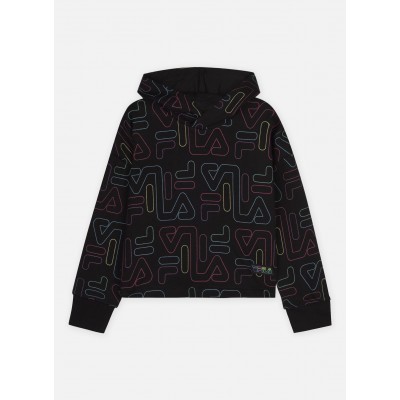TEENS GIRLS SALOME AOP CROPPED HOODY